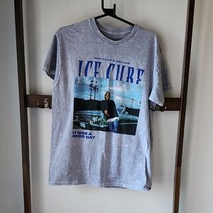 Gray Ice Cube Graphic T-Shirt